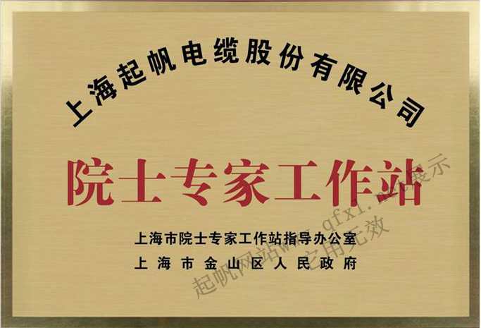 上海起帆电缆·院士专家工作站