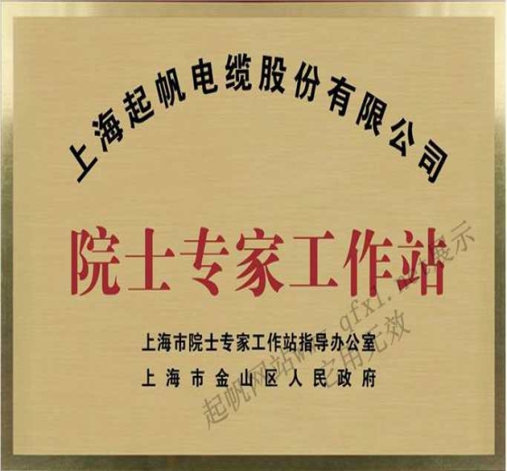 上海起帆电缆·院士专家工作站